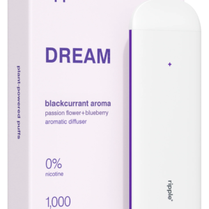 Diffuseur Ripple+ Dream Arome de Myrtille Zéro Nicotine