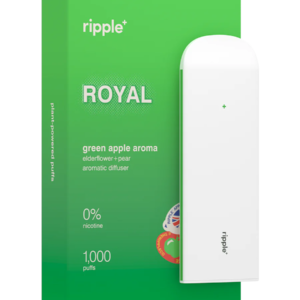 Diffuseur Ripple+ Royal Arôme de Pomme Zéro Nicotine